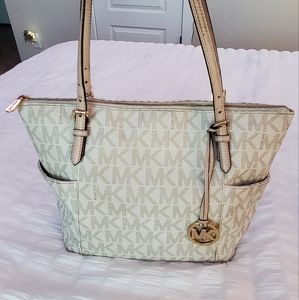 Michael Kors White Tote